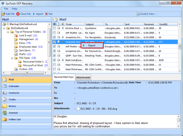 Outlook OST PST Solution 7.0